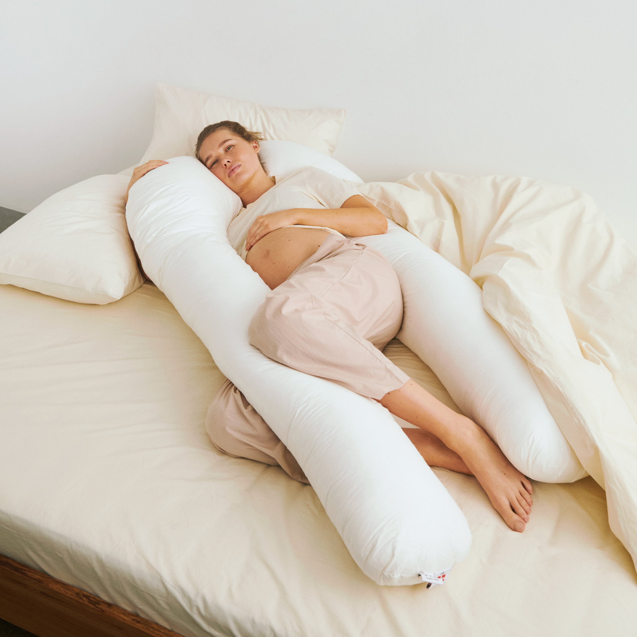 Poduszka wspierająca Comfort-U z poszewką - biała