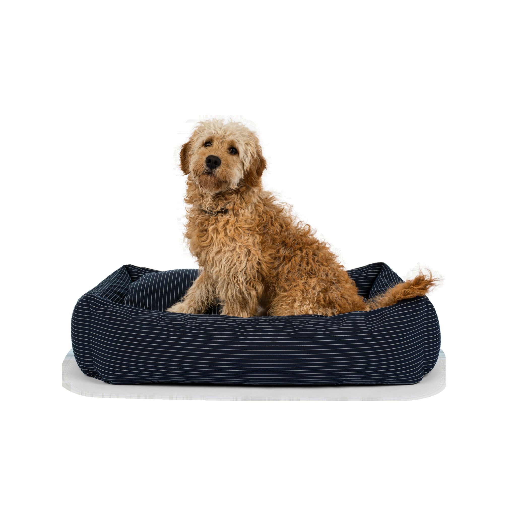 Legowisko dla psa Navy pinstripe - M