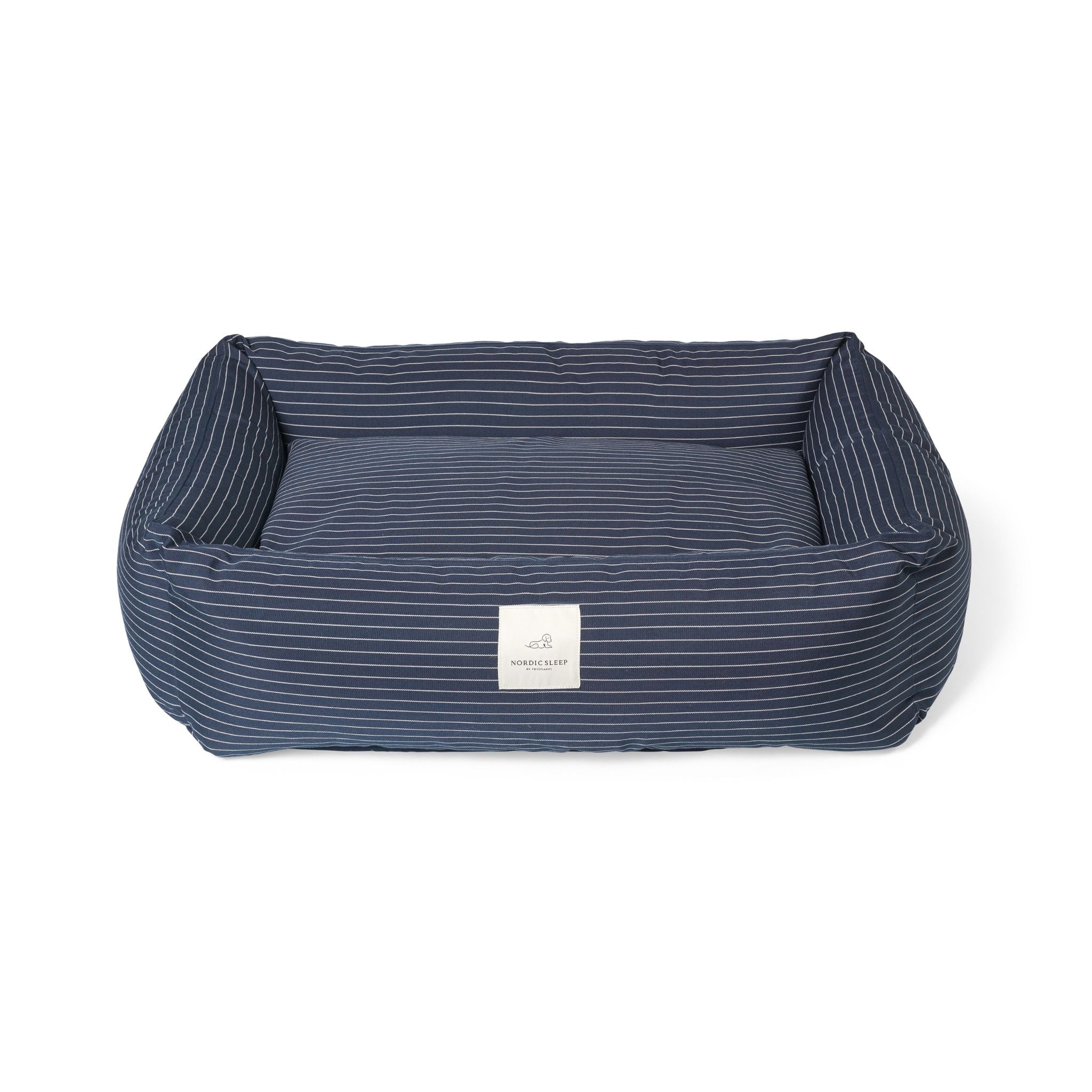 Legowisko dla psa Navy pinstripe - S