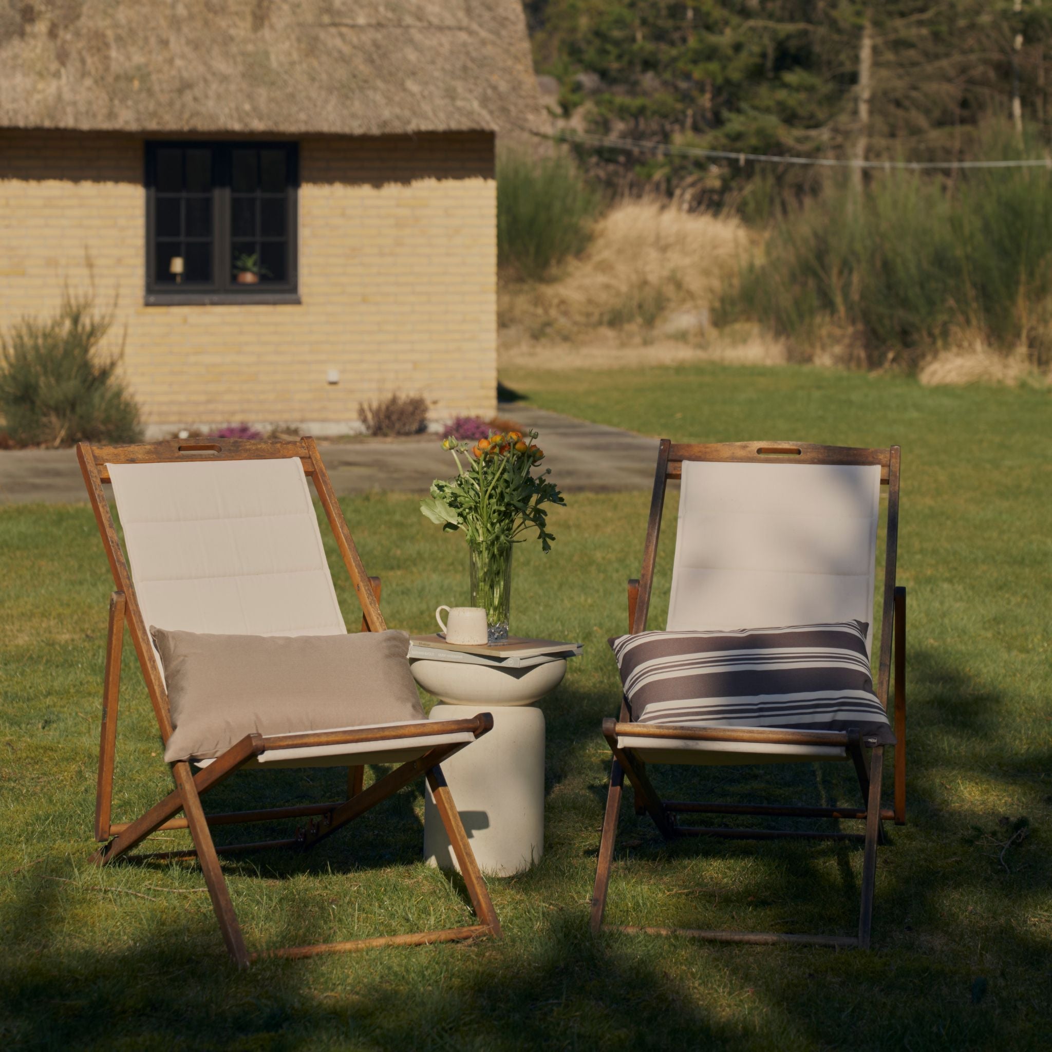 Poduszka outdoorowa - taupe - 40×60 cm