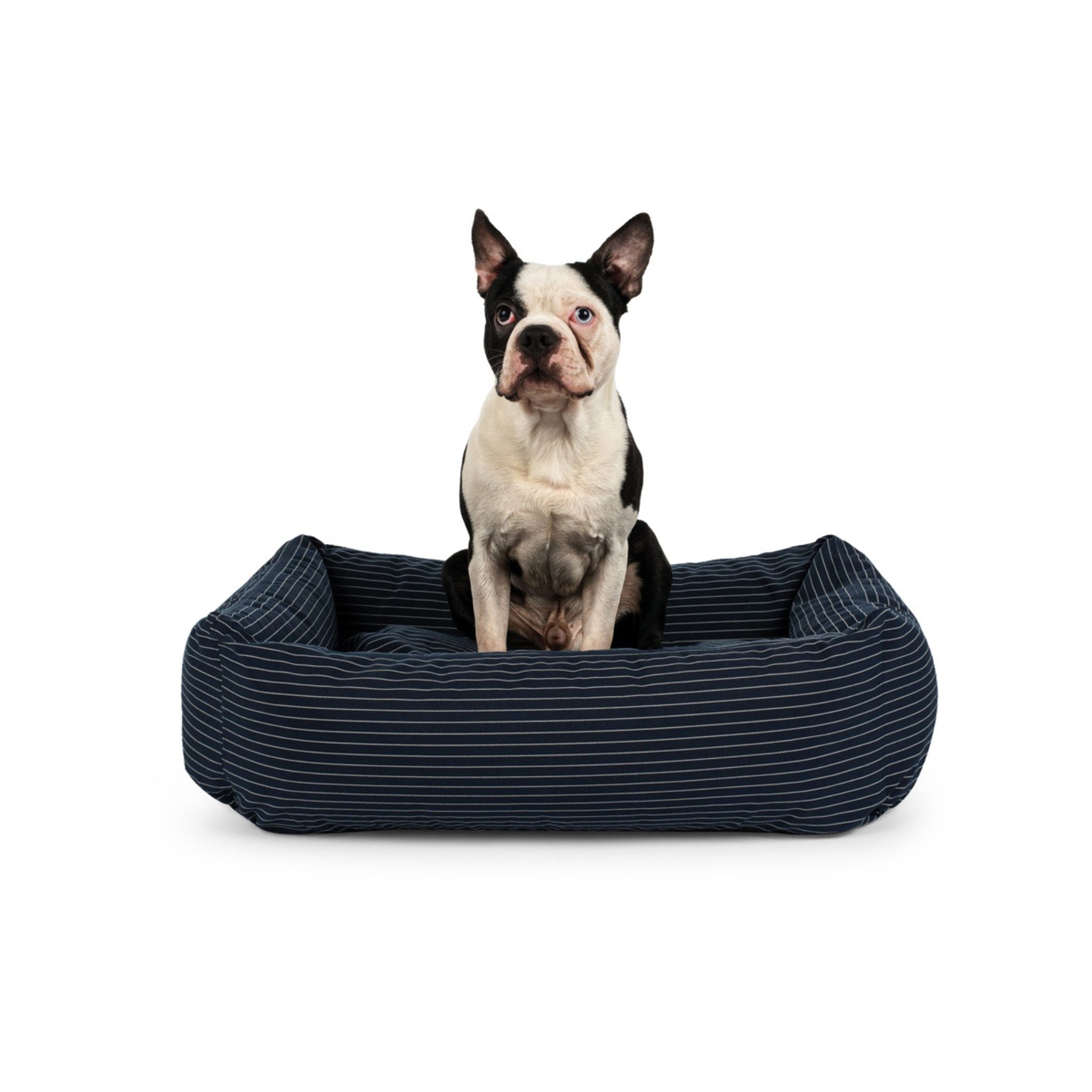 Legowisko dla psa Navy pinstripe - S