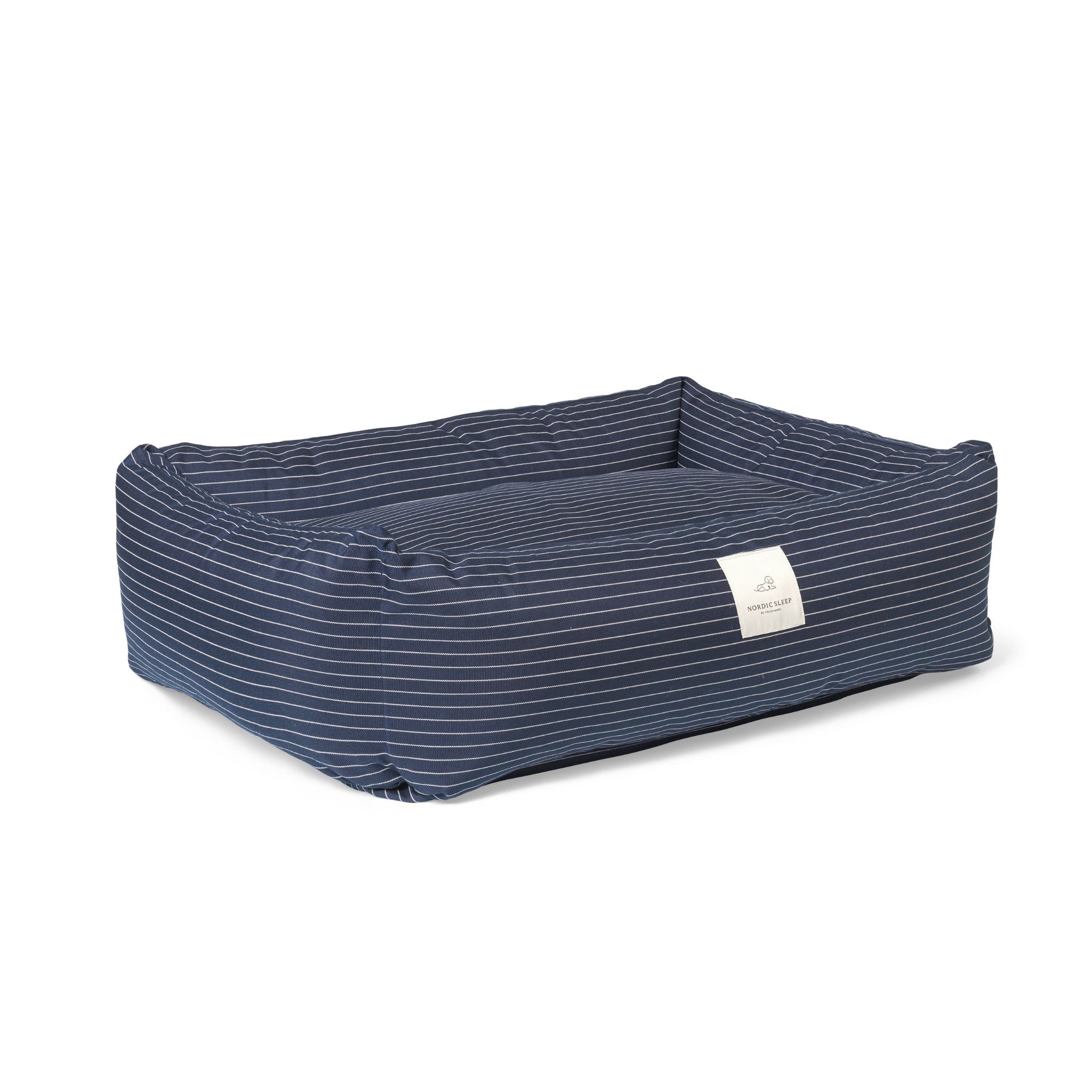 Legowisko dla psa Navy pinstripe - S