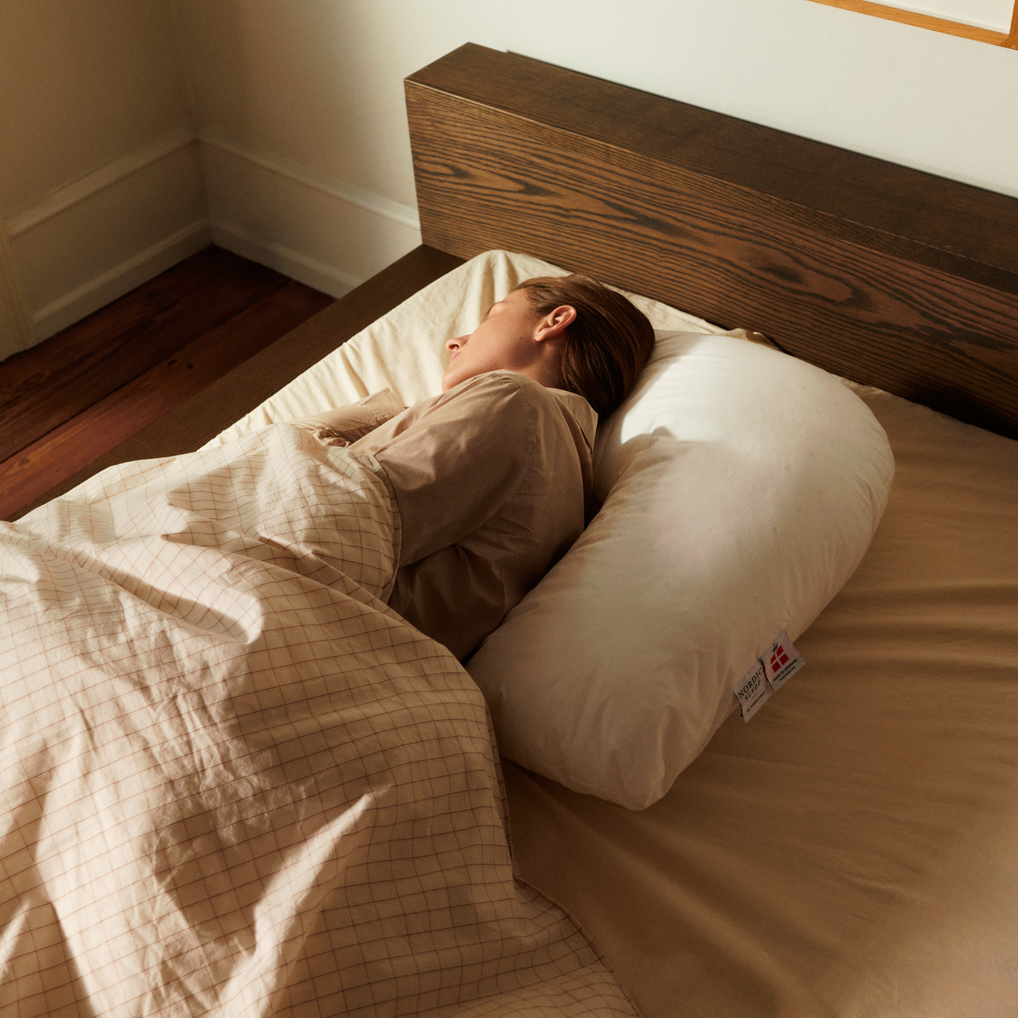 Poszewka na poduszkę SideSleeper - biała