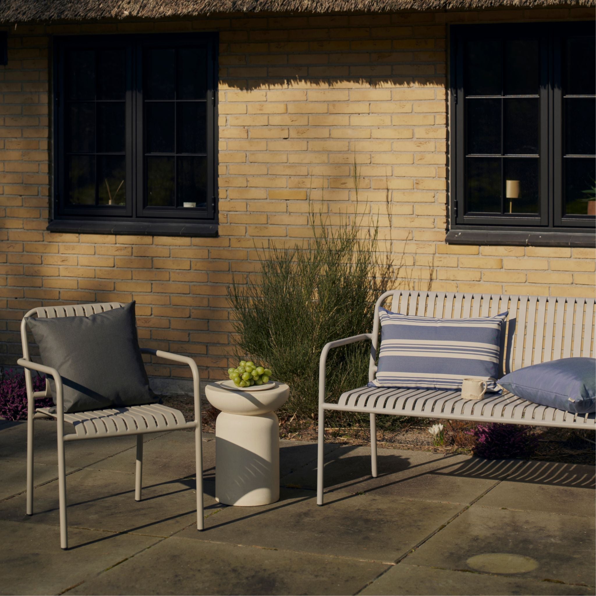 Poduszka outdoorowa - antracyt - 50×50 cm