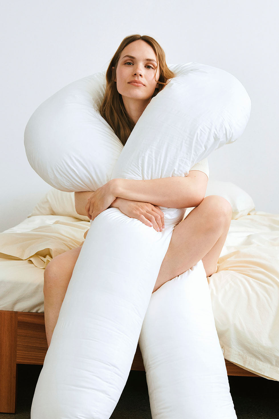 Poszewka na poduszkę wspierającą Comfort‑U - biała